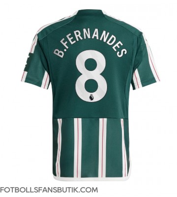 Manchester United Bruno Fernandes #8 Replika Bortatröja 2023-24 Kortärmad